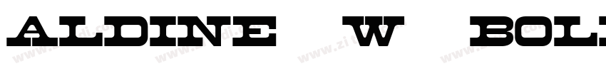 Aldine401W10 BoldIta字体转换